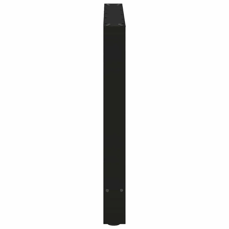 Valgomojo stalo kojos, juodos, 2 vnt., 70x(72-73) cm, plienas