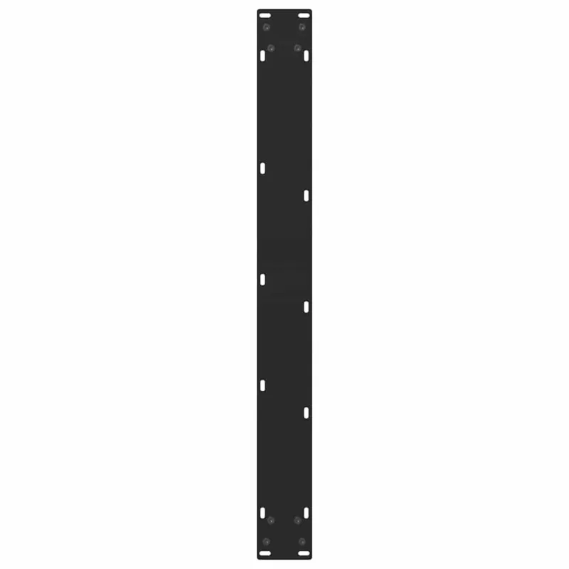 Valgomojo stalo kojos, juodos, 2 vnt., 70x(72-73) cm, plienas