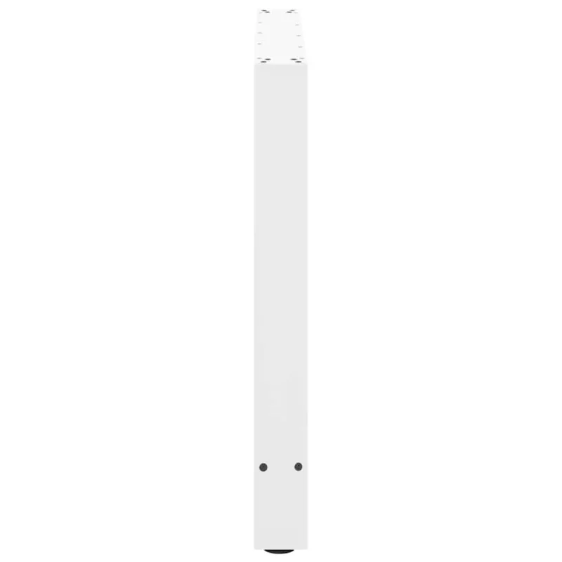 Valgomojo stalo kojos, baltos, 2 vnt., 70x(72-73) cm, plienas