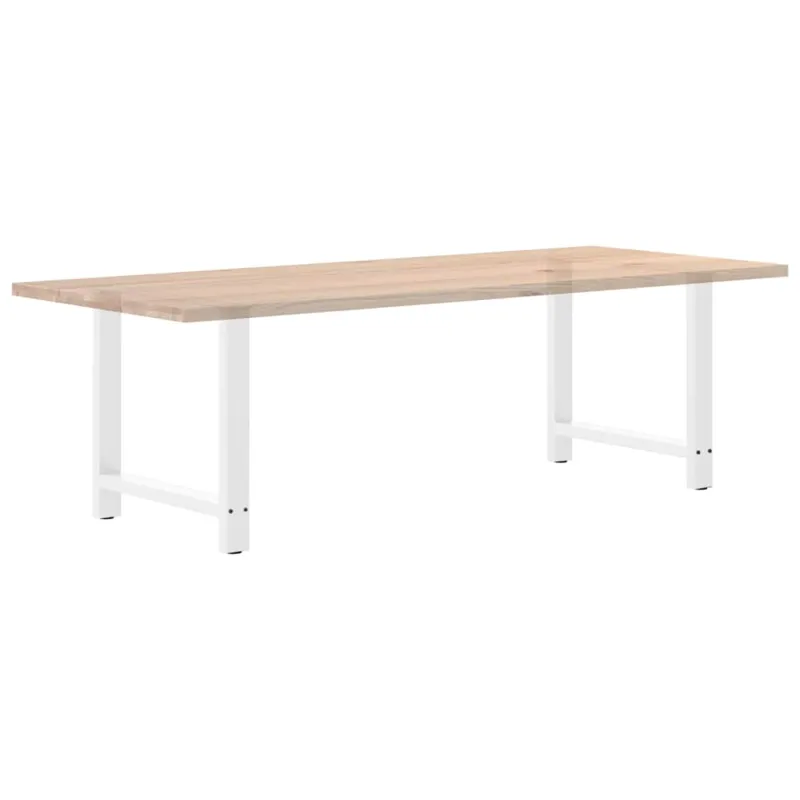 Valgomojo stalo kojos, baltos, 2 vnt., 70x(72-73) cm, plienas