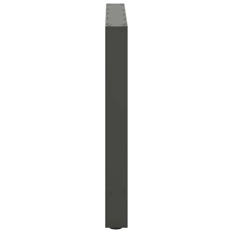 Valgomojo stalo kojos, antracito spalvos, 2 vnt., 70x(72-73) cm, plienas