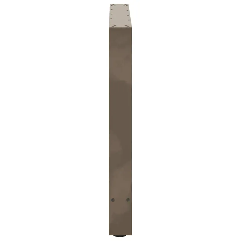 Valgomojo stalo kojos, 2 vnt., 70x(72-73) cm, natūralus plienas