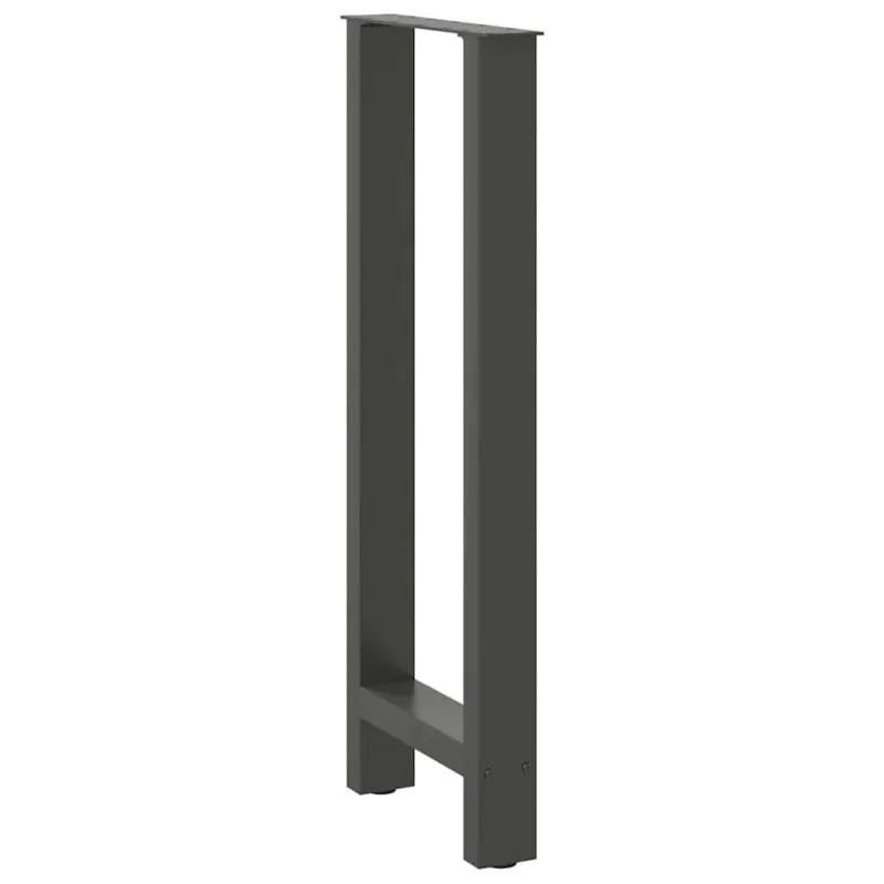 Baro stalo kojos, antracito spalvos, 2 vnt., 40x(100-101) cm, plienas