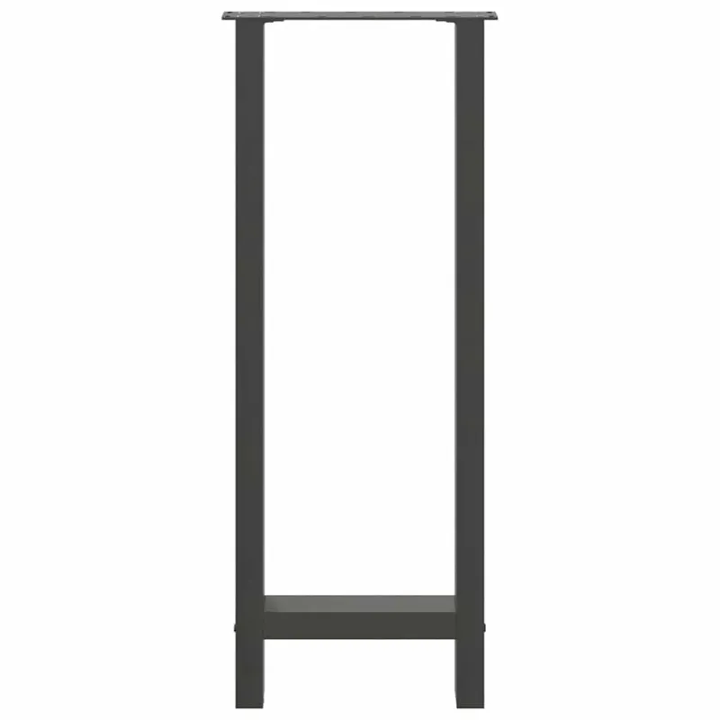 Baro stalo kojos, antracito spalvos, 2 vnt., 40x(100-101) cm, plienas
