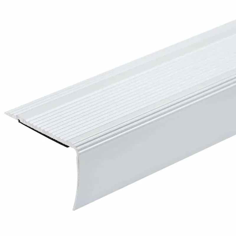 Laiptų profiliai 10 pcs Sidabro 67 x 3.5 x 3 cm Aliuminis