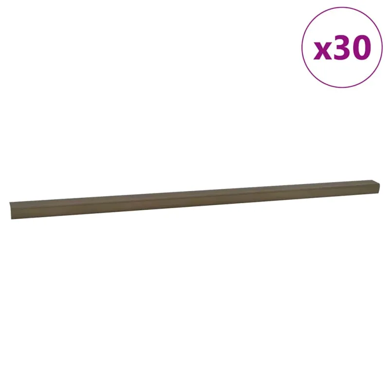 Laiptų profiliai 30 pcs Ruda 67 x 3 x 2 cm Aliuminis