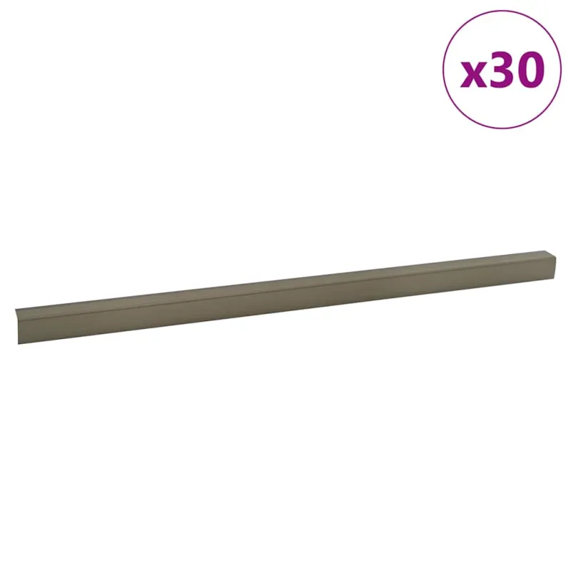 Laiptų profiliai 30 pcs šampano 67 x 3 x 2 cm Aliuminis