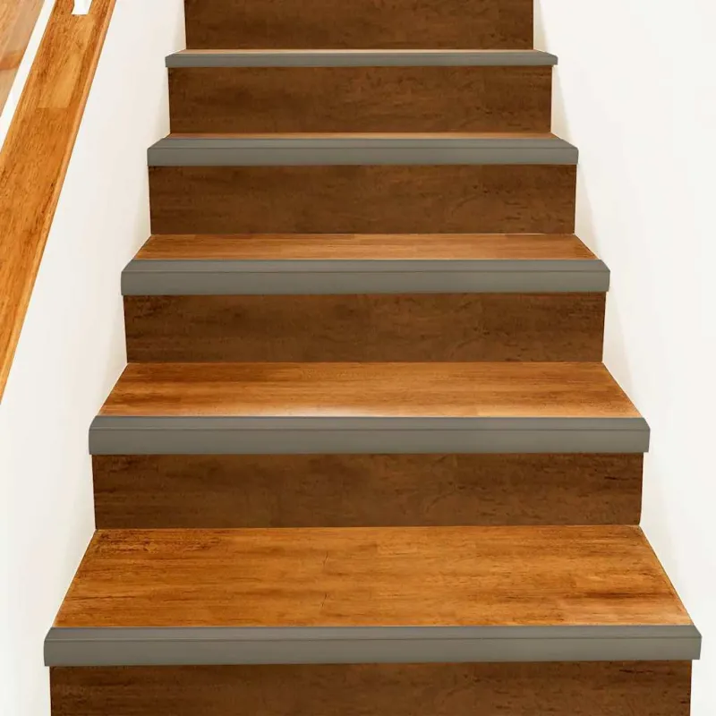 Laiptų profiliai 10 pcs šampano 67 x 3.5 x 3 cm Aliuminis