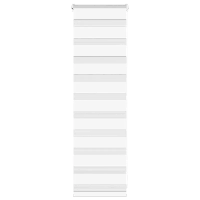 Zebra žaliuzės balta 40x100 cm audinio plotis 35,9 cm