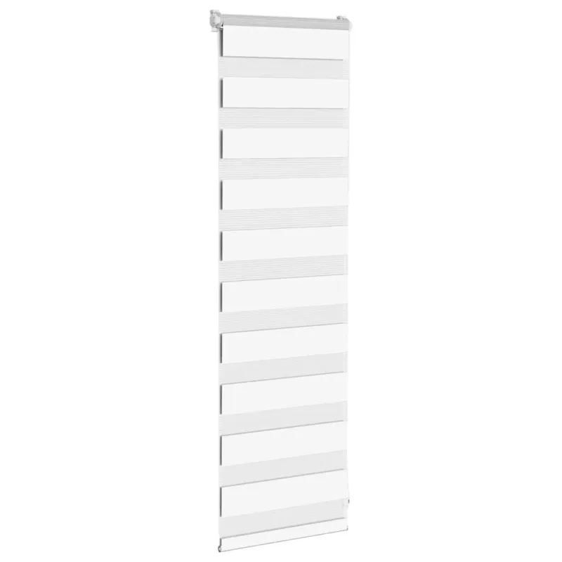 Zebra žaliuzės balta 40x100 cm audinio plotis 35,9 cm