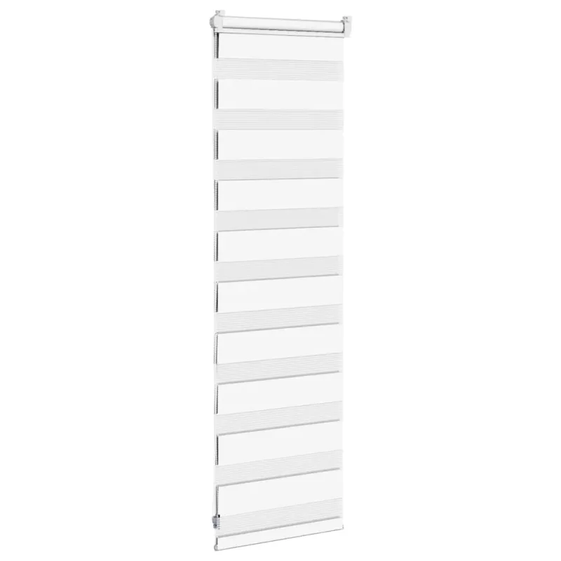 Zebra žaliuzės balta 40x100 cm audinio plotis 35,9 cm