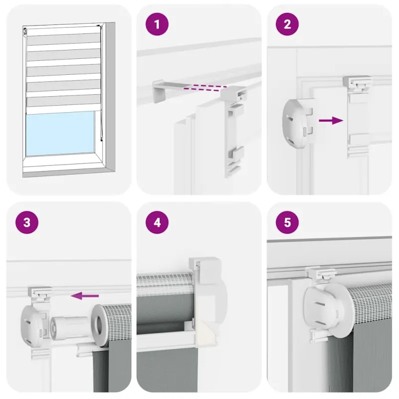 zebrinės žaliuzės 125x200 cm audinio plotis 120,9cm poliesteris