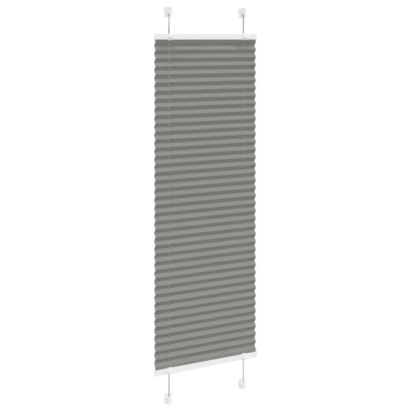 Plisuota žaliuze antracitas 45x100 cm audinio plotis 44,4 cm