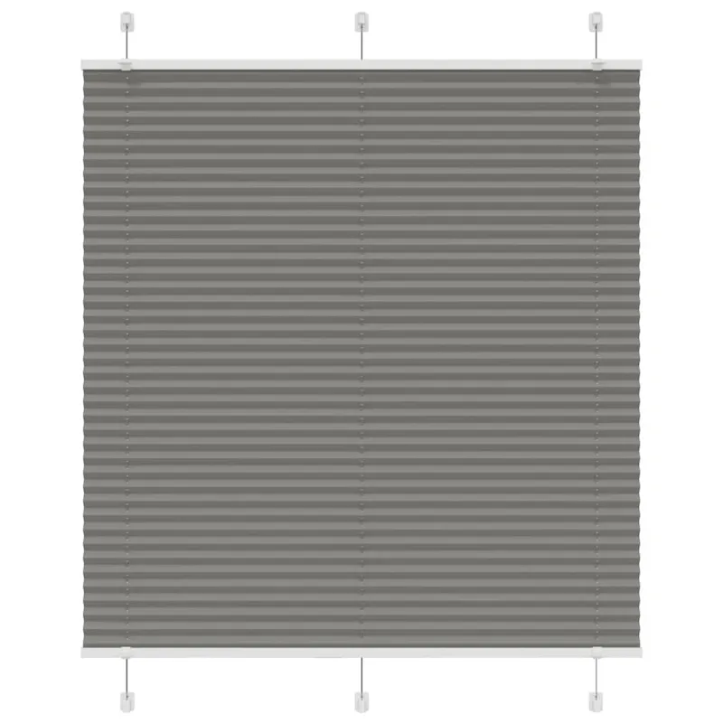 Plisuotas roletas antracitas 120x150 cm audinio plotis 119,4 cm