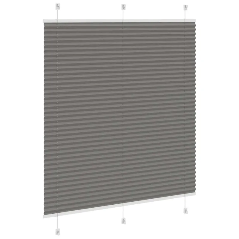 Plisuotas roletas antracitas 120x150 cm audinio plotis 119,4 cm
