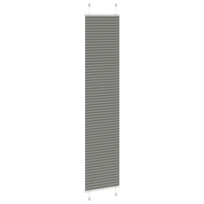 Plisuota žaliuze antracitas 45x200 cm audinio plotis 44,4 cm