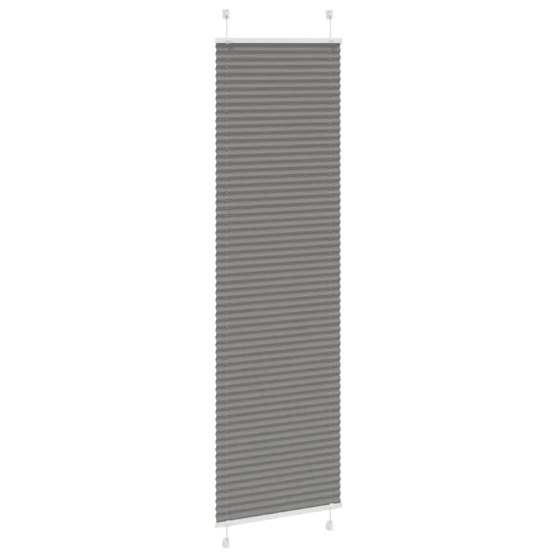 Plisuota žaliuze antracitas 65x200 cm audinio plotis 64,4 cm