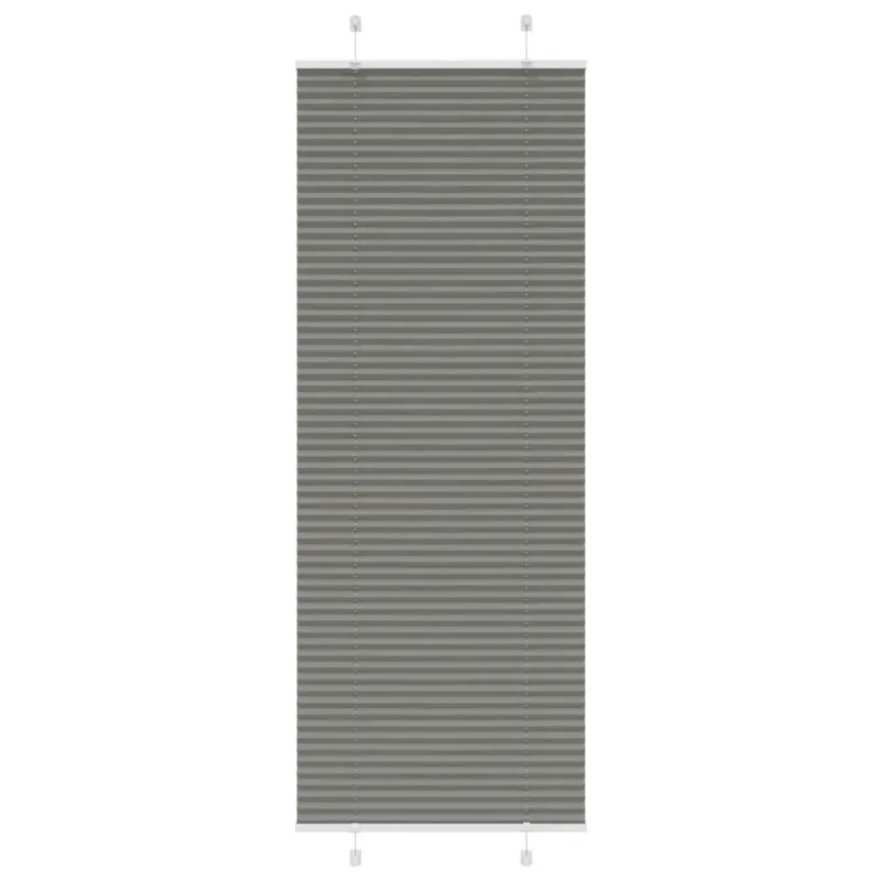 Plisuotas roletas antracitas 80x200 cm audinio plotis 79,4 cm