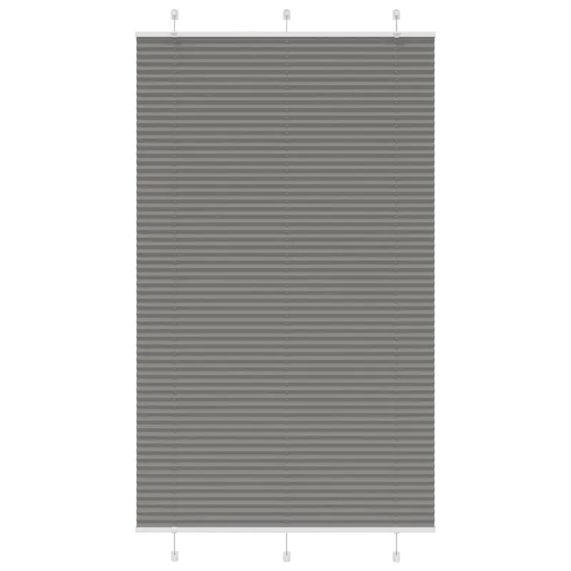 Plisuotas roletas antracitas 115x200 cm audinio plotis 114,4 cm