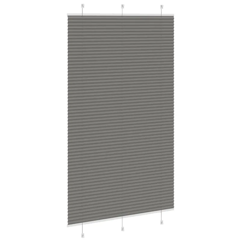 Plisuotas roletas antracitas 115x200 cm audinio plotis 114,4 cm