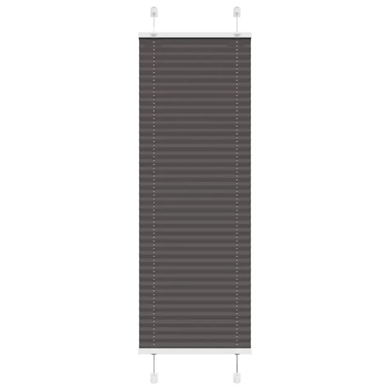Plisuota žaliuze juoda 40x100 cm audinio plotis 39,4 cm
