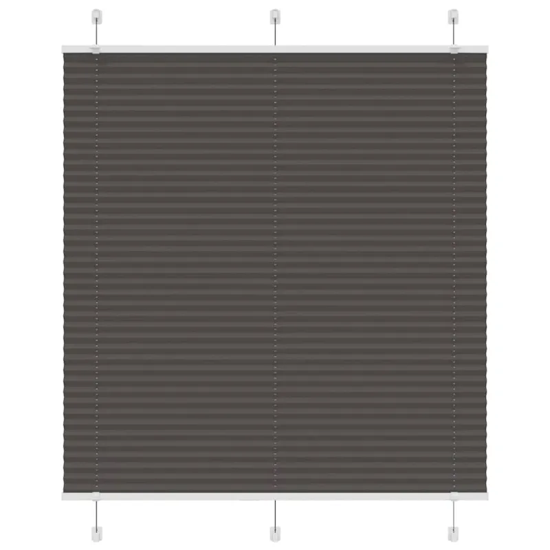 plisuota žaliuze juoda 120x100 cm audinio plotis 119,4 cm