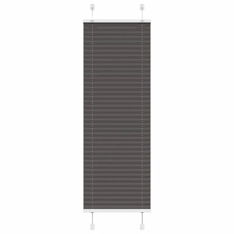 Plisuota žaliuze juoda 50x150 cm audinio plotis 49,4 cm