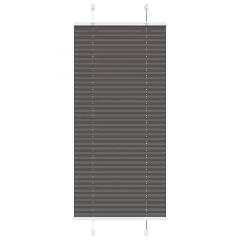 Plisuota žaliuze juoda 60x150 cm audinio plotis 59,4 cm