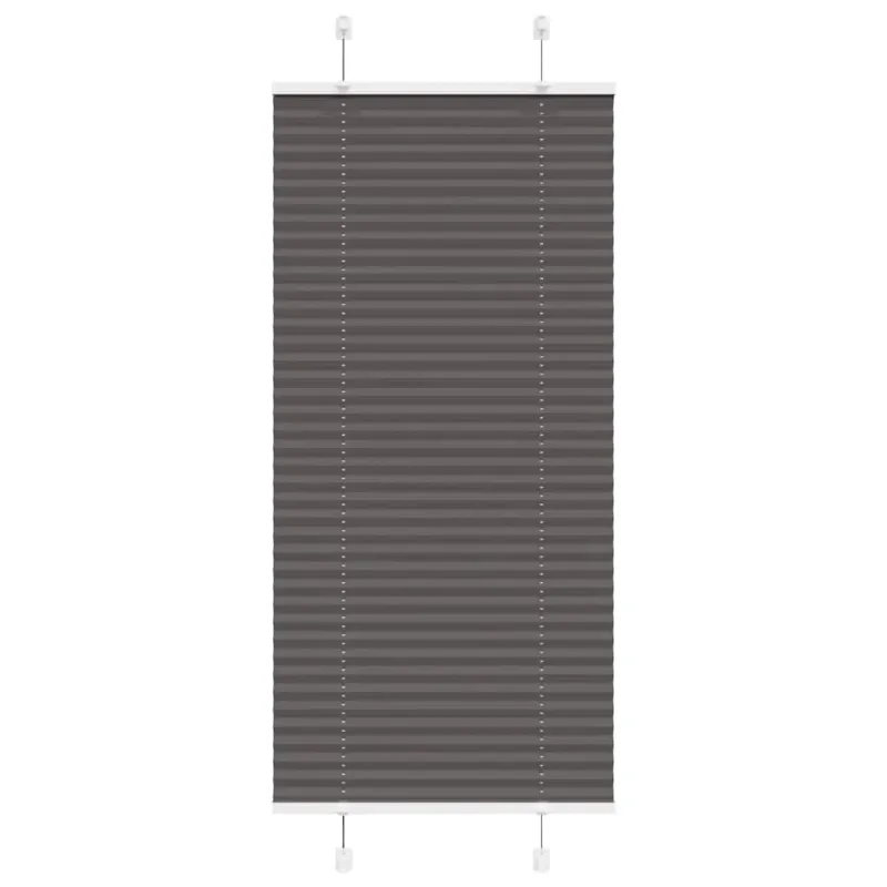 Plisuota žaliuze juoda 65x150 cm audinio plotis 64,4 cm