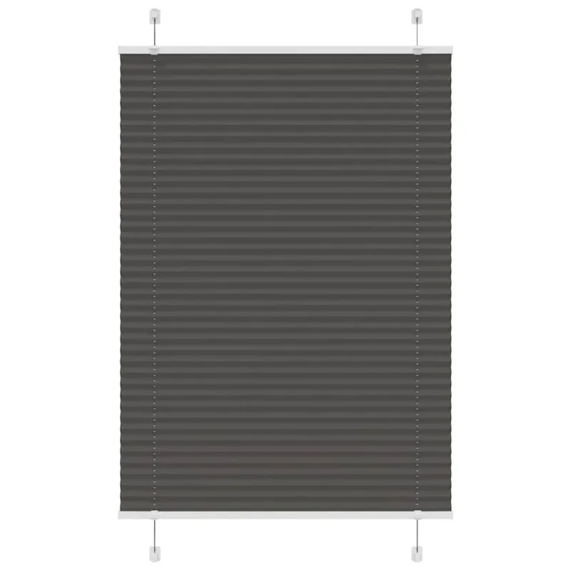Plisuota žaliuze juoda 90x150 cm audinio plotis 89,4 cm