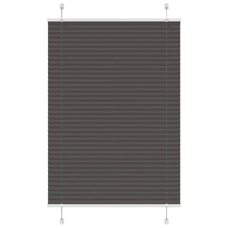 Plisuota žaliuze juoda 95x150 cm audinio plotis 94,4 cm