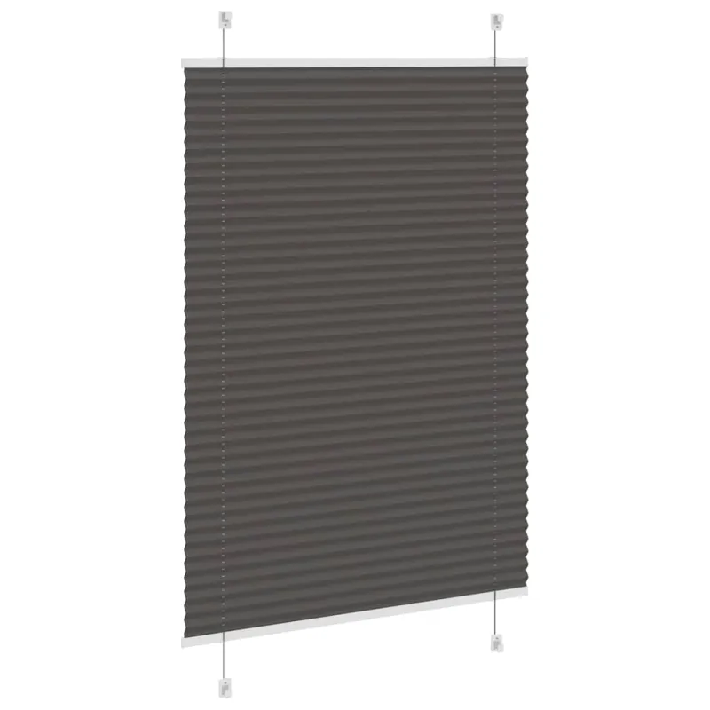 Plisuota žaliuze juoda 95x150 cm audinio plotis 94,4 cm
