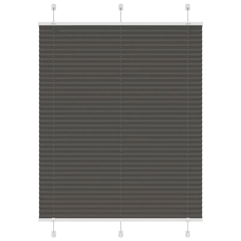 Plisuota žaliuze juoda 110x150 cm audinio plotis 109,4 cm