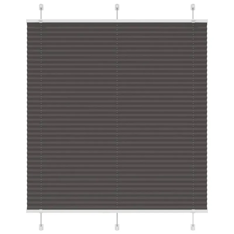 Plisuota žaliuze juoda 115x150 cm audinio plotis 114,4 cm