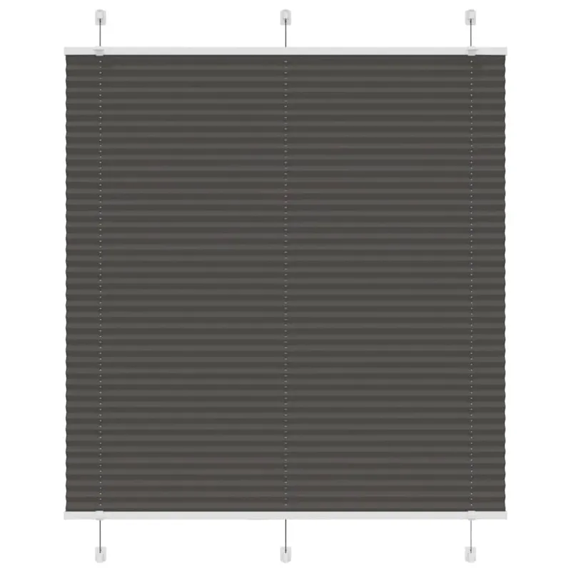 Plisuota žaliuze juoda 120x150 cm audinio plotis 119,4 cm