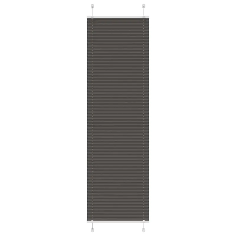 Plisuota žaliuze juoda 60x200 cm audinio plotis 59,4 cm