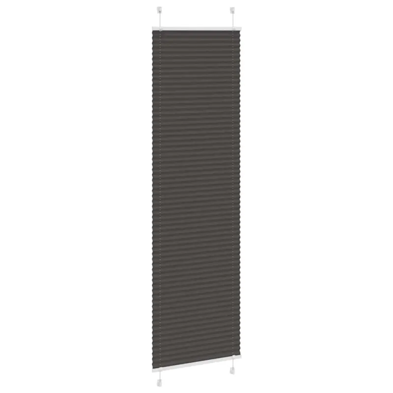 Plisuota žaliuze juoda 60x200 cm audinio plotis 59,4 cm