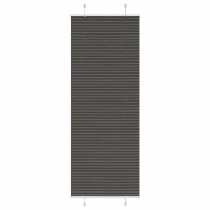 Plisuota žaliuze juoda 70x200 cm audinio plotis 69,4 cm