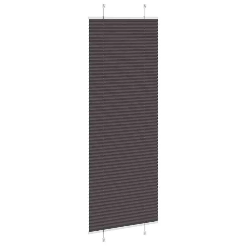 Plisuota žaliuze juoda 80x200 cm audinio plotis 79,4 cm