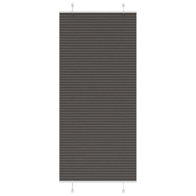 Plisuota žaliuze juoda 100x200 cm audinio plotis 99,4 cm