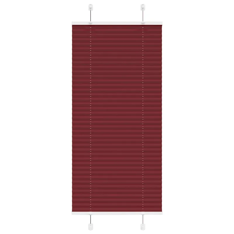 Plisuota žaliuze Bordo raudona 60x150 cm Audinio plotis 59,4 cm