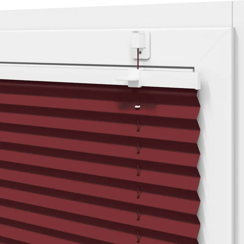 Plisuota žaliuze Bordo raudona 100x150 cm Audinio plotis 99,4cm