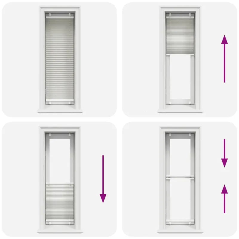 klostuota žaliuze šviesiai pilka 40x100 cm audinio plotis