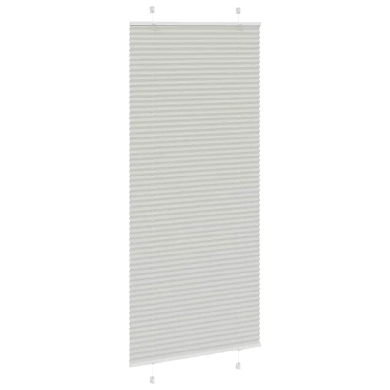 Plisuota žaliuze šviesiai pilka 100x200 cm Audinio plotis