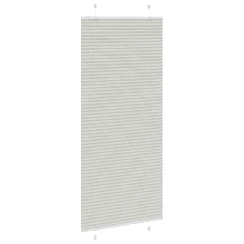 Plisuota žaliuze šviesiai pilka 100x200 cm Audinio plotis