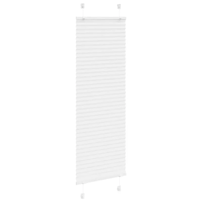 plisuota žaliuze balta 45x100 cm audinio plotis 44,4 cm