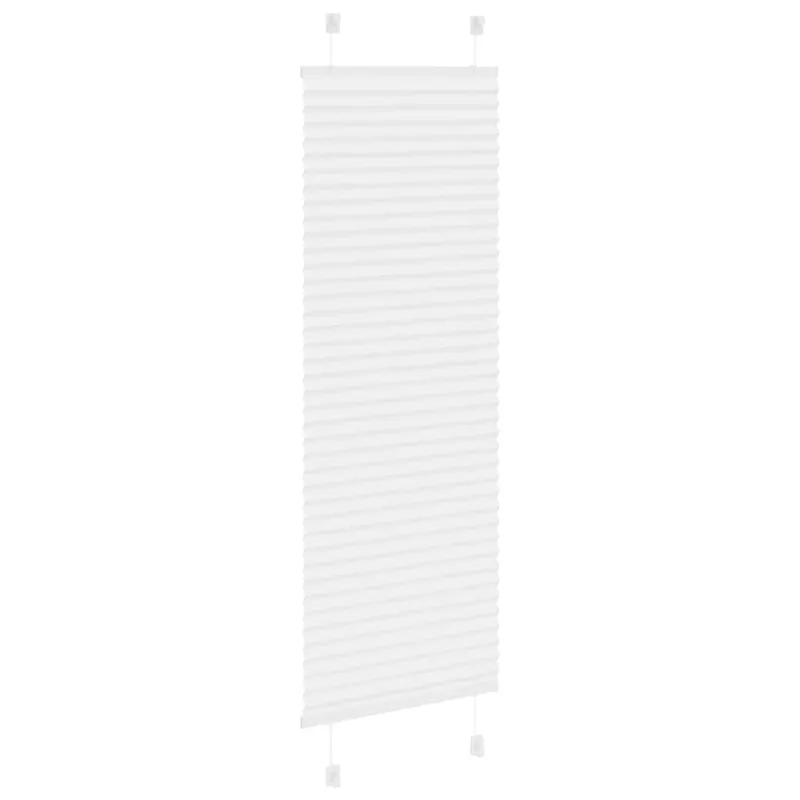 plisuota žaliuze balta 45x100 cm audinio plotis 44,4 cm