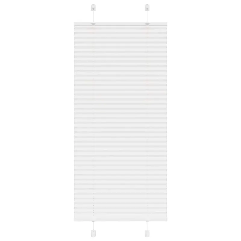 plisuota žaliuze balta 55x100 cm audinio plotis 54,4 cm