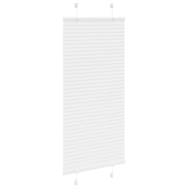 plisuota žaliuze balta 65x100 cm audinio plotis 64,4 cm