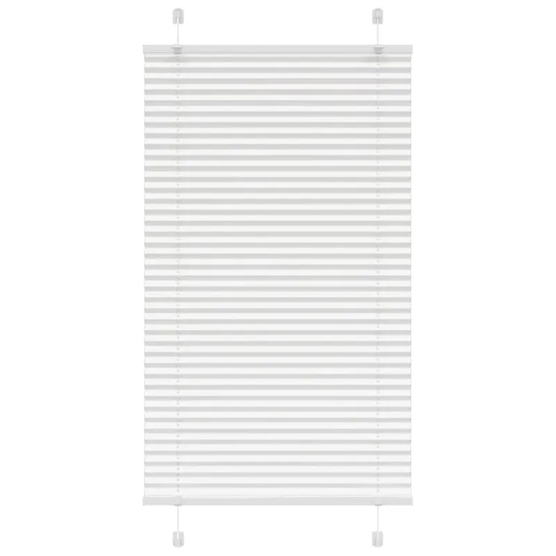 plisuota žaliuze balta 80x100 cm audinio plotis 79,4 cm